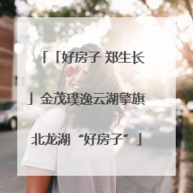 「好房子 郑生长」金茂璞逸云湖擎旗北龙湖“好房子”
