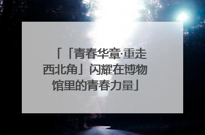 「青春华章·重走西北角」闪耀在博物馆里的青春力量