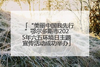“美丽中国我先行”鄂尔多斯市2025年六五环境日主题宣传活动成功举办