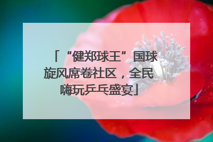“健郑球王”国球旋风席卷社区，全民嗨玩乒乓盛宴