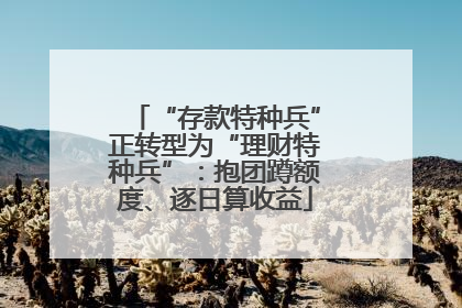 “存款特种兵”正转型为“理财特种兵”：抱团蹲额度、逐日算收益