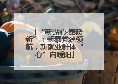 “新贴心·泰暖新”：新泰党建领航，新就业群体“心”向暖阳
