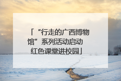 “行走的广西博物馆”系列活动启动 红色课堂进校园