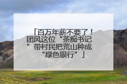 百万年薪不要了！团风这位“茶痴书记”带村民把荒山种成“绿色银行”
