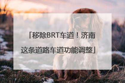 移除BRT车道！济南这条道路车道功能调整