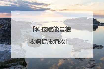 科技赋能夏粮收购提质增效