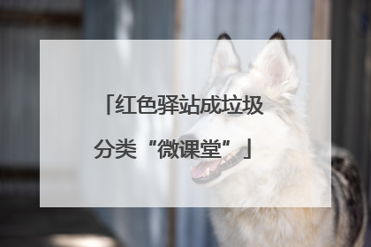 红色驿站成垃圾分类“微课堂”
