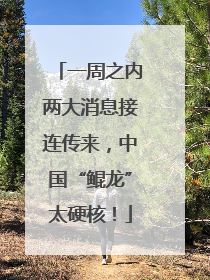 一周之内两大消息接连传来，中国“鲲龙”太硬核！
