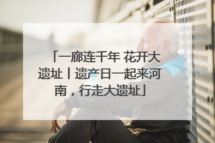 一廊连千年 花开大遗址丨遗产日一起来河南，行走大遗址