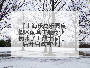 上海乐高乐园度假区配套主题商业街来了！数十家门店开启试营业