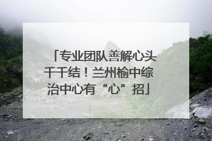 专业团队善解心头千千结！兰州榆中综治中心有“心”招