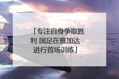 专注自身争取胜利 国足在雅加达进行首场训练