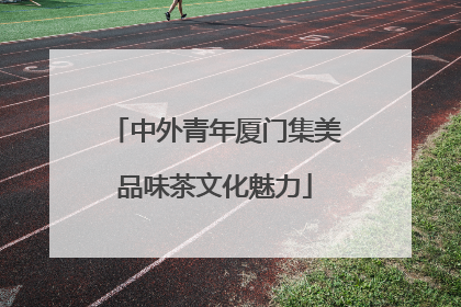 中外青年厦门集美品味茶文化魅力