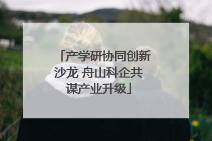 产学研协同创新沙龙 舟山科企共谋产业升级