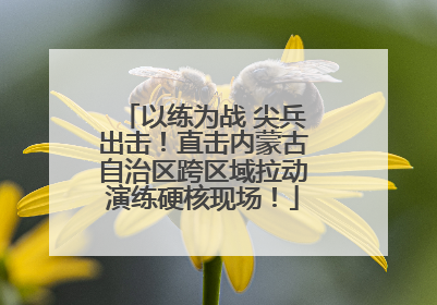 以练为战 尖兵出击！直击内蒙古自治区跨区域拉动演练硬核现场！
