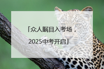众人瞩目入考场，2025中考开启