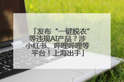 发布“一键脱衣”等违规AI产品？涉小红书、哔哩哔哩等平台！上海出手