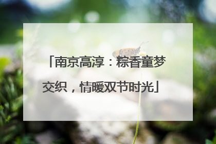 南京高淳：粽香童梦交织，情暖双节时光
