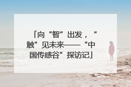 向“智”出发，“触”见未来——“中国传感谷”探访记