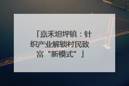嘉禾坦坪镇：针织产业解锁村民致富“新模式”