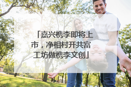 嘉兴槜李即将上市，净相村开共富工坊做槜李文创
