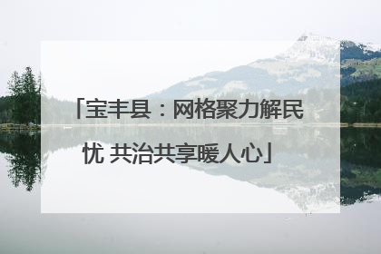 宝丰县：网格聚力解民忧 共治共享暖人心