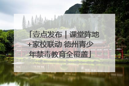 壹点发布｜课堂阵地+家校联动 德州青少年禁毒教育全覆盖