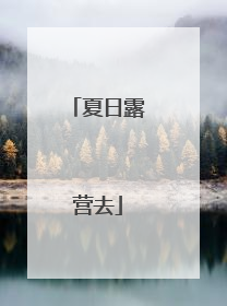 夏日露营去