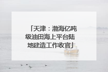 天津：渤海亿吨级油田海上平台陆地建造工作收官