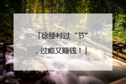 徐楼村过“节”，过瘾又赚钱！