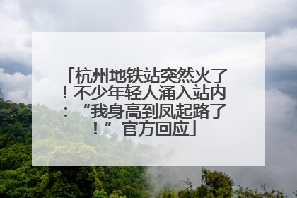 杭州地铁站突然火了！不少年轻人涌入站内：“我身高到凤起路了！”官方回应