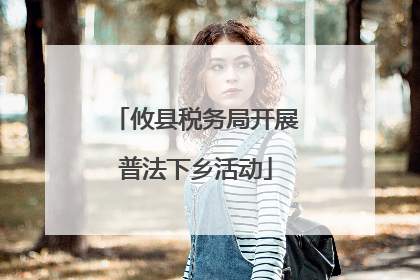 攸县税务局开展普法下乡活动