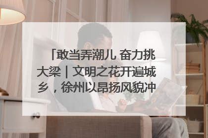 敢当弄潮儿 奋力挑大梁｜文明之花开遍城乡，徐州以昂扬风貌冲刺“万亿之城”