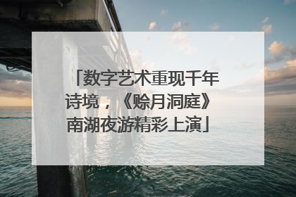 数字艺术重现千年诗境，《赊月洞庭》南湖夜游精彩上演