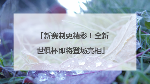 新赛制更精彩！全新世俱杯即将登场亮相