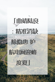 曲靖陆良：精准消缺除隐患 护航电网迎峰度夏