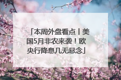 本周外盘看点丨美国5月非农来袭！欧央行降息几无悬念