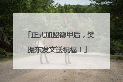 正式加盟德甲后，樊振东发文送祝福！