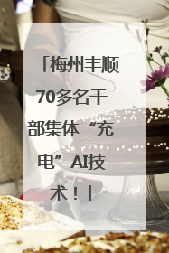 梅州丰顺70多名干部集体“充电”AI技术！