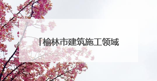 榆林市建筑施工领域“安全生产月”启动