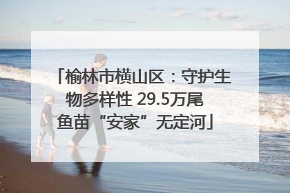榆林市横山区：守护生物多样性 29.5万尾鱼苗“安家”无定河