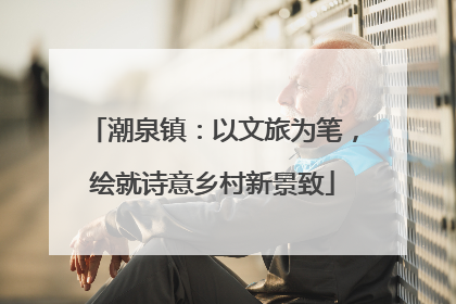 潮泉镇：以文旅为笔，绘就诗意乡村新景致