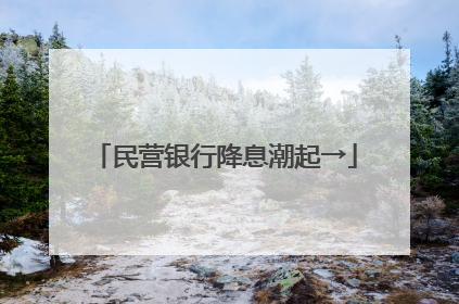 民营银行降息潮起→