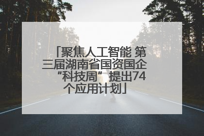 聚焦人工智能 第三届湖南省国资国企“科技周”提出74个应用计划