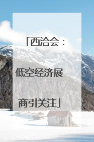 西洽会：低空经济展商引关注