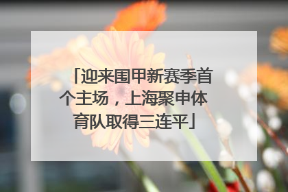 迎来围甲新赛季首个主场，上海聚申体育队取得三连平