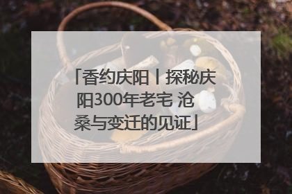 香约庆阳丨探秘庆阳300年老宅 沧桑与变迁的见证