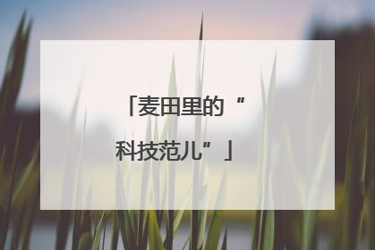 麦田里的“科技范儿”