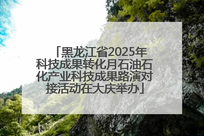 黑龙江省2025年科技成果转化月石油石化产业科技成果路演对接活动在大庆举办