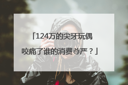 124万的尖牙玩偶 咬痛了谁的消费尊严？
